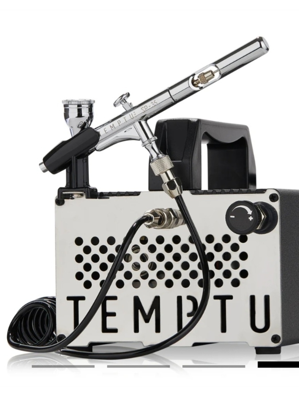 TEMPTU S-one Professional Airbrush Makeup Compressor with Dual Action Airbrush
